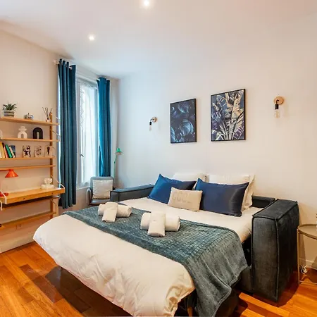 Designer And Stylish Flat In Vibrant Belleville Neighborhood Near The Metro Appartamento